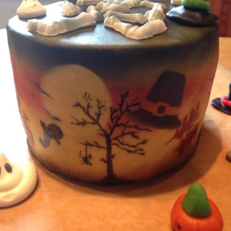 Airbrush Halloweentorte