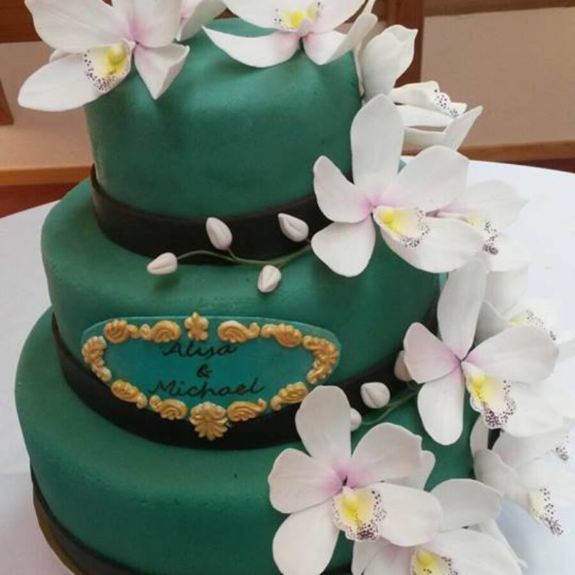 Ausgefallene Hochzeitstorte