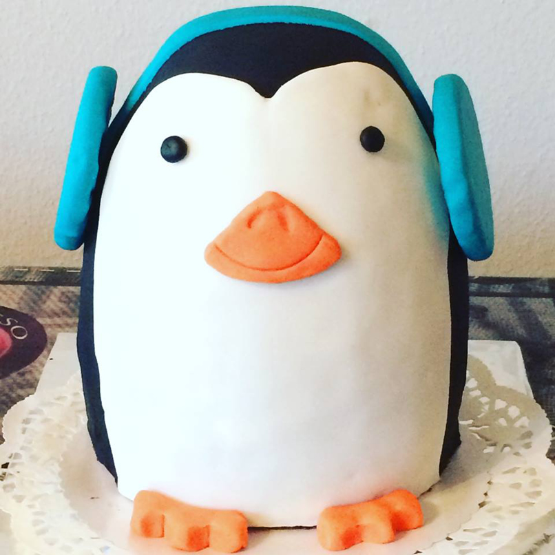Tierisch süße Pinguin-Torte