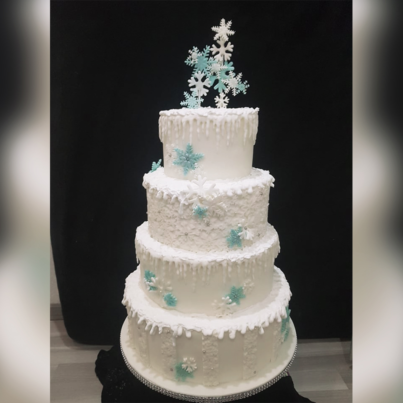 Vereiste Schneetorte
