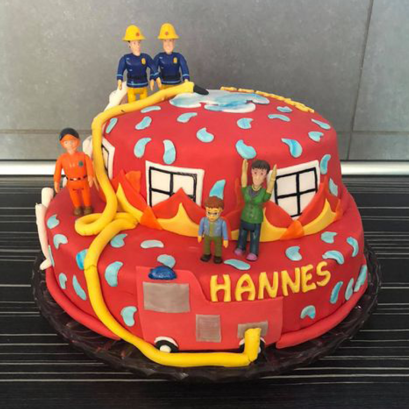 Feuerwehrmann Sam Kindertorte