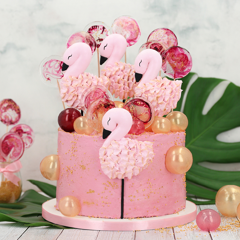 Sommerhit Flamingo-Torte mit Charme