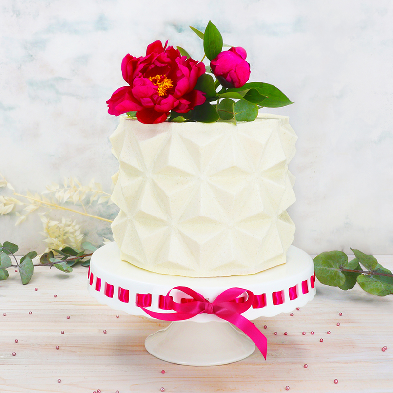 Origami-Torte mit angesagtem 3D-Effekt