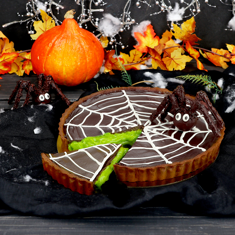 Schaurig-schöner Halloween-Slime-Pie