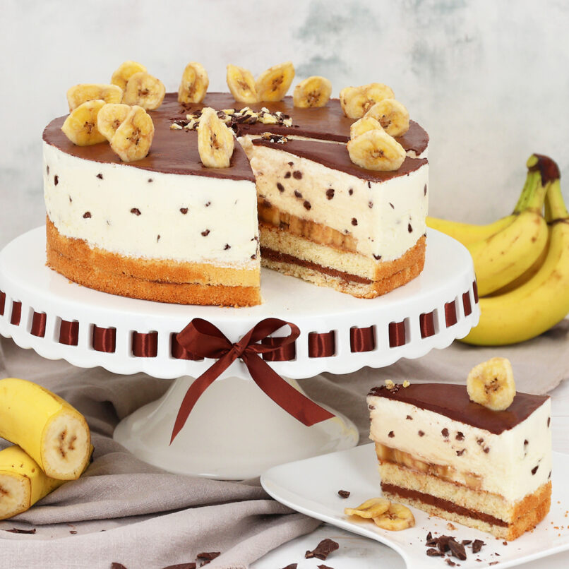 Banana Split als Tortenhit