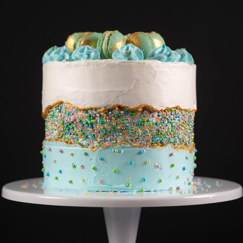 Trendiger Fault Line Cake