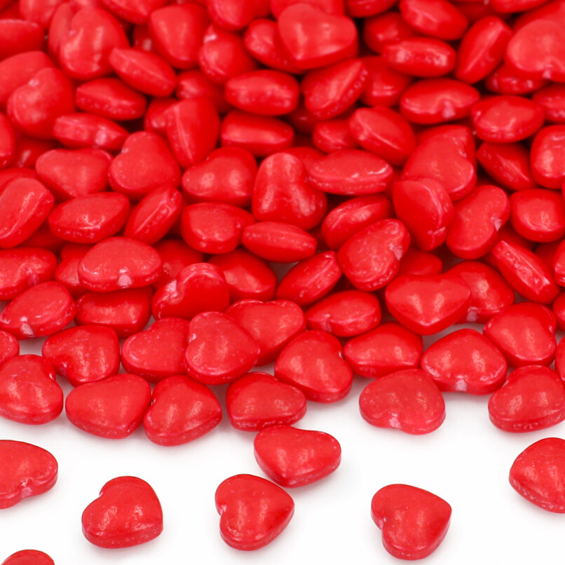 Es regnet rote Herzen