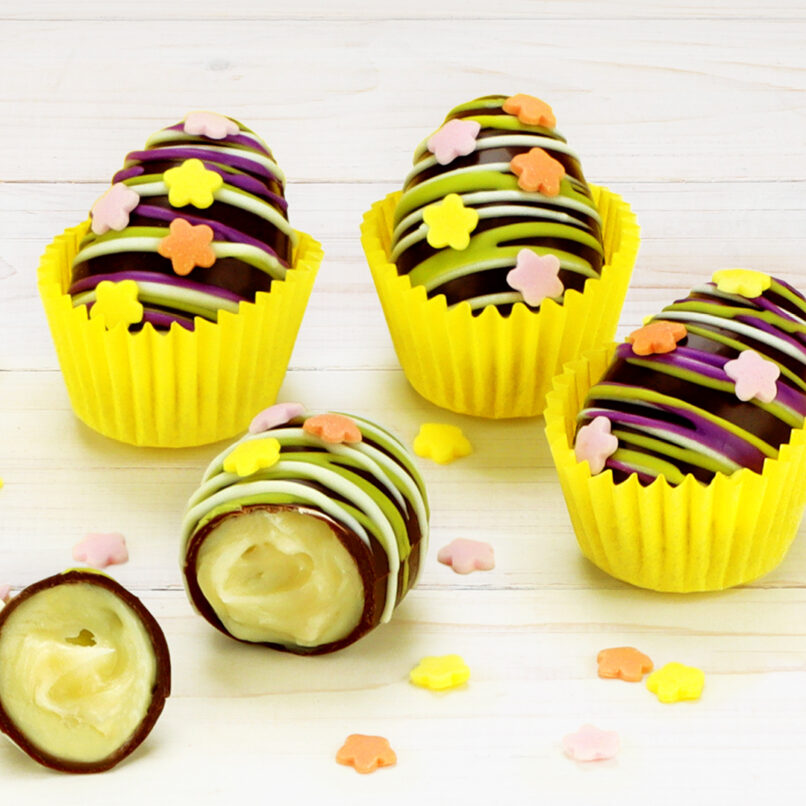 Pralinenset: Milchcreme-Ostereier