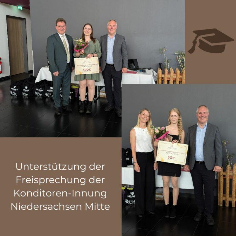 Gutscheine für neugebackene Konditoren